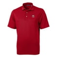 thumbnail image 2 of Men's Cutter & Buck  Cardinal Arkansas Razorbacks Alumni Logo Virtue Eco Pique Recycled Polo, 2 of 3
