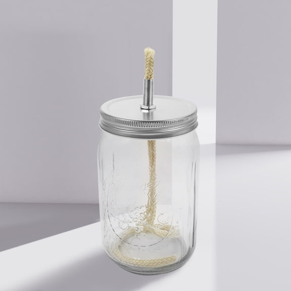 UNOMOR 2pcs Jar Lamp Accessories Mason Jar Wide Mouth Lid Tinplate for Garden Lighting and Homeowners