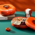 thumbnail image 2 of Persimmon New Year Candy Boxes 4 Compartment Serving Plate for Fruits Snacks Candy, 2 of 5