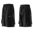 thumbnail image 4 of Men's Swimwear Men's Swim Trunks Men's Casual Daily Outdoor Beach Lightweight And Breathable Work Shorts Ndbuld Christmas Gift Black 4XL, 4 of 5