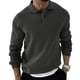 thumbnail image 1 of Suéter de solapa europeo y americano para hombre, suéter de punto de manga larga ajustado y urbano de moda para otoño, 1 of 5