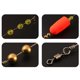 thumbnail image 3 of Bobbers de pesca, aparejos de pesca flotantes Popper de pesca de colores brillantes (cilíndricos), 3 of 4