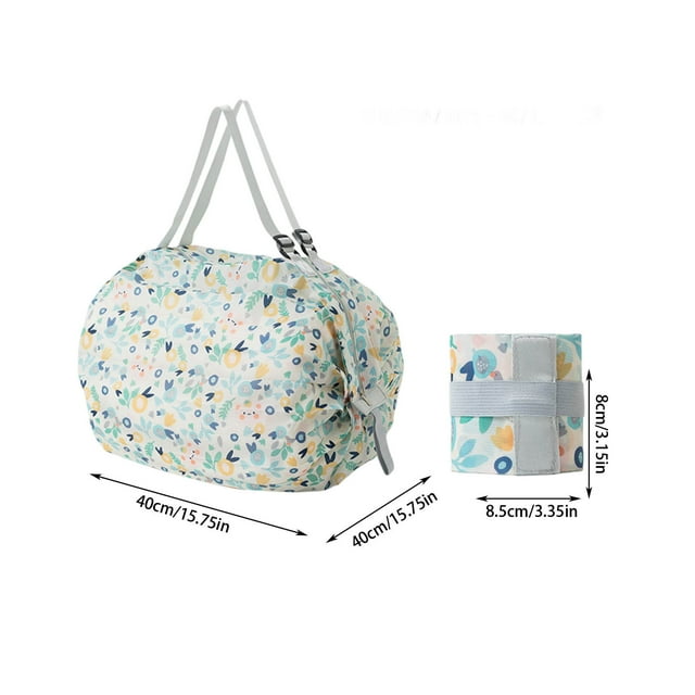 Btomtd Sacs de Magasinage Réutilisables Sac Pliable de Rangement Sac d'Épicerie en Tissu Tente Imperméable Grande Persistance et Résistance, A