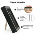 thumbnail image 7 of Americanflat 5x7 Picture Frame with Shatter-Resistant Glass Soho Collection Gallery Style Deep Molding - Black, 7 of 7