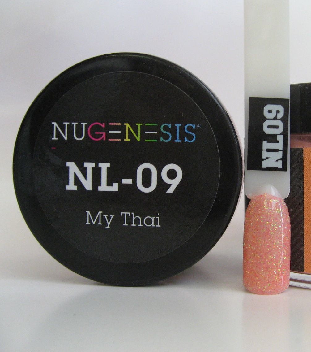 NUGENESIS Nail Color Dip Dipping Powder 1oz/jar - NL09 MY THAI