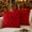 Red, variant on decorUhome Christmas Throw Pillow Covers 18x18 Pack of 2, Soft Plush Faux Wool Couch Pillow Covers, Red (Pillow Cover Only, No Inserts Included)