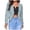 BU2, variant on HJYCHN Jackets for Women Elegant Casual Solid Color Zipper Pockets Suit Thin Jacket Long Sleeve Womens Coat Khaki XXXXL