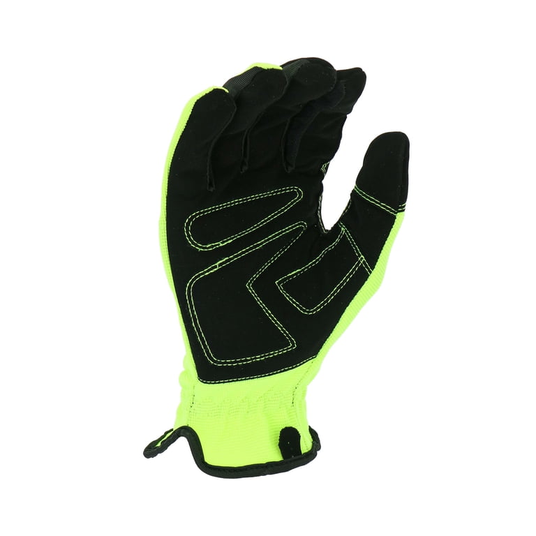 Hyper Tough Synthetic Leather Work Gloves, Padded Knuckle photo 7