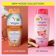 Vagisil Feminine Wash for Intimate Area Hygiene, Scentsitive Scents, pH Balanced and Gynecologist Tested, Alluring Sandalwood, 12 fl oz