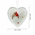thumbnail image 2 of Remembrance Gift for Loss Heart Shaped Hanging Ornament with Semi-Transparent Design, Sentimental in Loving Memory Keepsake for Home Decoration, Sympathy Gifts for Loss of Loved, 2 of 7