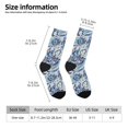 thumbnail image 2 of Honeii Paisley Floral Branches Print Adult Socks,Crew Socks,Casual Calf Socks,Daily Wear Socks for Men & Women, Perfect for Sports, Casual and Everyday Use, 2 of 6