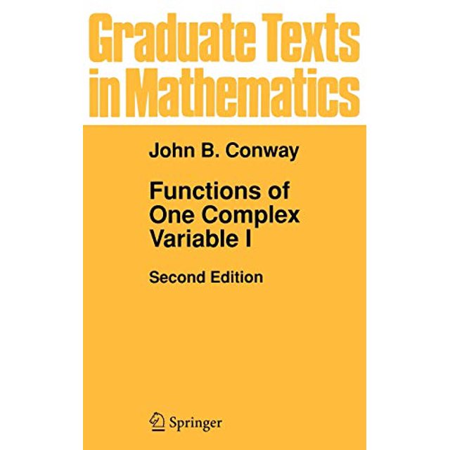 Functions of One Complex Variable (Graduate Texts in Mathematics - Vol 11) (v. 1)