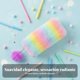 thumbnail image 3 of predolo Estuche de Peluche Arcoíris Gran Capacidad Estuche de Felpa con Pompón Tacto Tacto Agradable Lapicera Peluda Multicolor para Niñas, Adolescentes, 3 of 6