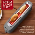 thumbnail image 3 of Tostadora Elite Gourmet ECT2517G de 2 rebanadas, gris, ranura de 3,8 cm, 3 of 8