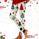 thumbnail image 1 of MKLEKYY Conjunto deportivo para mujer, leggings con estampado navideño para mujer, leggings de ejercicio para fitness, pantalones de yoga 3740, 1 of 4