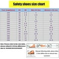 thumbnail image 3 of Men's Fashionable Lightweight Breathable Safety Shoes Steel Toe Work Ankle Light Shoes, 3 of 3