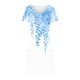 thumbnail image 4 of Vestido Corto de Verano Moda Gradiente Corto de Manga en V Cuello Vestido Casual, Poliéster Ligero de Verano, Lavado de Manos, 4 of 7