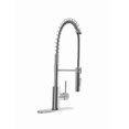 thumbnail image 1 of Dura Faucet Faucet DF-MK504SLK-CP Used For Kitchen; Single Piece; Streamline Coil Spring Pull-Down Handle; Chrome Plated; Ceramic Disc Valve, 1 of 6