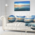 thumbnail image 3 of Designart 12" x 20" Sea & Shore Polyester Throw Pillow, 3 of 5