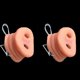 thumbnail image 2 of Party Prop Simulation Snout Mask for Quirky Parties Beige Elastic Band 4Set, 2 of 5