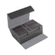 thumbnail image 1 of Estuche organizador de cartas de juego multifunción con capacidad para 400 cartas coleccionables Interior gris y rojo., 1 of 9