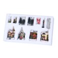 thumbnail image 1 of Casa iluminada de pueblo de Papá Noel, decoración navideña, modelo navideño con decoración de mesa ligera, nuevo producto, 2022, 1 of 4