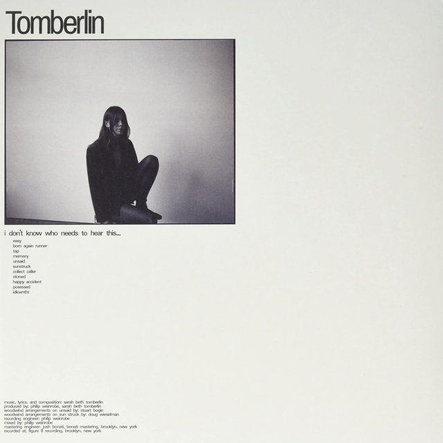 TOMBERLIN Je Ne Sais Pas Qui A Besoin d'Entendre a... (Exclusivité INDIE, Vinyle ORANGE TRANSPARENT) (LP/Vinyle)