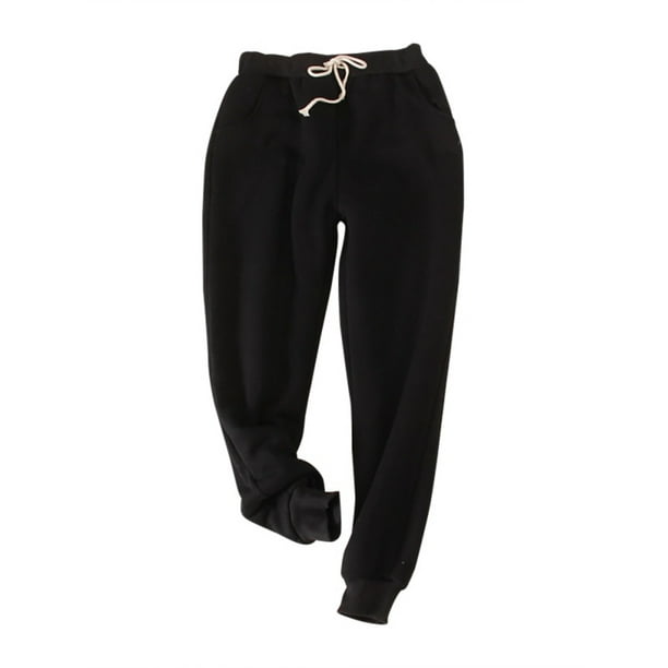 Esho - Women Winter Plush Sweatpants Thick Loose Pants - Walmart.com - Walmart.com