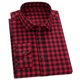 thumbnail image 1 of Camisa a cuadros para hombre, cuello de solapa, manga larga, camisa a cuadros con botones, ajuste regular, camisa informal para hombre para el trabajo diario, 1 of 5