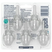 Glade PlugIns Refills Air Freshener, Dewdrop Petals, 1.34 oz, 5 Refills