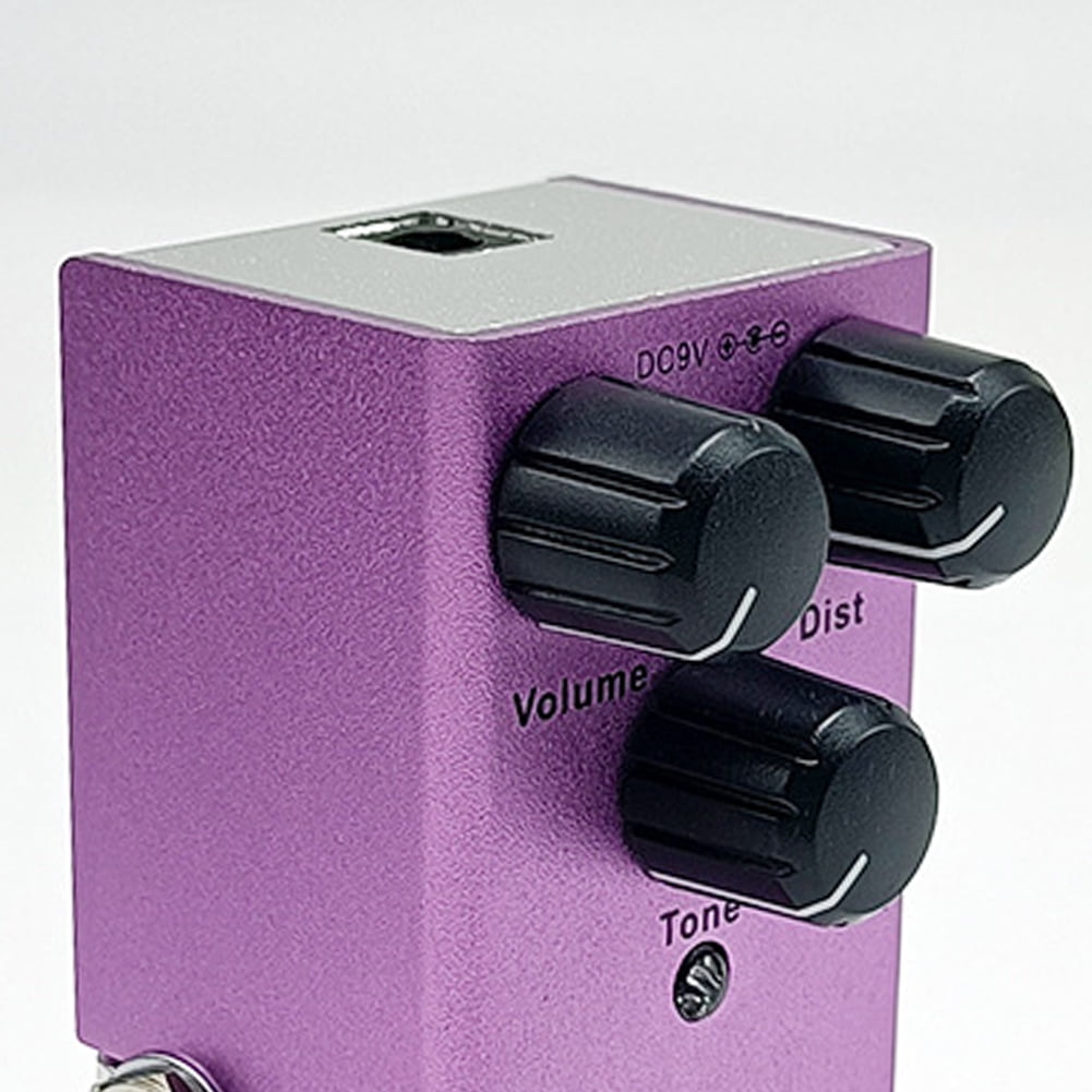 Electric Guitar Effects Pedal Overdrive Distortion Chorus Tremolo Delay Sport Supplies (Purple)