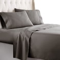 thumbnail image 1 of HC COLLECTION Queen Sheet Set - Deep Pocket Bed Sheets - Extra Soft & Breathable - 4 PC Set Easy Care Machine Washable - Cooling Gray Sheets, 1 of 4
