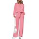 thumbnail image 1 of Conjunto de sudadera PRETTYGARDEN para mujer, moda de otoño 2025, rosa, 1 of 6