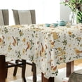 thumbnail image 5 of Yayeee Tablecloths 54" x 54" Rectangle Wrinkle Resistant Party Table Cover, Birds Sunflowers, 5 of 8