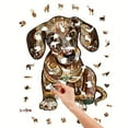 thumbnail image 3 of Brown Dog Irregular Wood Puzzle With Wooden Box, 3 of 4