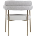 thumbnail image 2 of Meridian Furniture Chaise de Salle à Manger Taupe Blake (Ensemble de 2), 2 of 9
