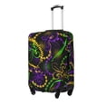 thumbnail image 2 of Balery Neon Mardi Gras Luggage Cover Protector, Scratch And Dirt Resistant, Fits 18-32 Inch Luggage - X-Large, 2 of 9