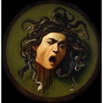 thumbnail image 3 of Caravaggio 12x12 Black Modern Framed Museum Art Print Titled - Medusa (1597-1598), 3 of 5