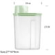 thumbnail image 2 of Contenedor de plástico sellado para almacenar granos | Abertura grande para verter fácilmente | Caja transparente para almacenar alimentos secos | Recipiente hermético y a prueba de insectos p, 2 of 2