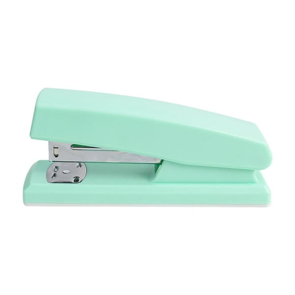 Maplenight Macaron Color Stapler Portable Mini Effortless Binding Machine for Office Home School Use, ABS Plastic & Metal, 12×5×2.3cm, Pink Purple Green, 24/6 26/6 Needle Types