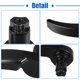 thumbnail image 4 of Palancas de pestillo de alforja para Harley Davidson Electra Glide Road King Street Glide Ultra Limited CVO Tri Glide Road Glide Powersports Kit de elevador de tapa de bolsa de sillín Acero Negro 2 piezas Unique Bargains alforjas para deportes motorizados, 4 of 7
