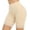 Beige, variant on Women's Slip Shorts for Under Dresses,Anti-Chafing Cooling Shorts,Seamless Lace Bottom Shorts,Boyshorts Panties
