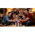 thumbnail image 6 of Dog Clothes,Pet Shirt Printed Clothes with American Flag,Soft Light & Breathable,Dog Top for Daily Pet Wear,Outdoor Walking Outfit,Pet Party Apparel, 6 of 7