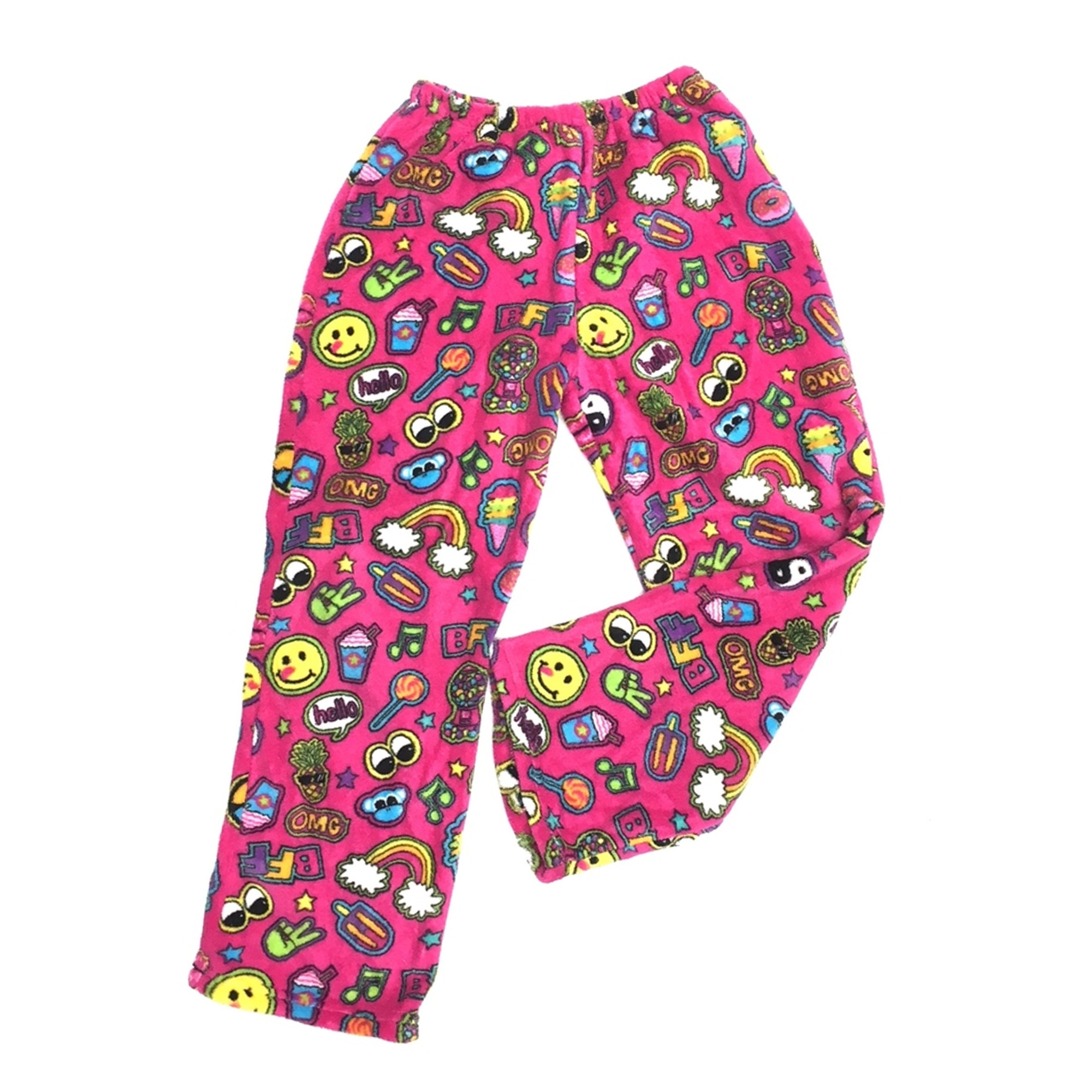 Confetti and Friends Girls and Boy's Fuzzy Plush Pants