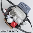 thumbnail image 5 of YiFrZour 2 Pack Mesh Shower Caddy Bag for Gym Bathroom Camp Black, 5 of 7