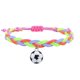 thumbnail image 1 of Pulseras de Fútbol Charm Favors Fútbol Negro Rojo Blanco Marrón Pulseras de Fútbol Cuentas Ajustable Inspirational for Teens Adults Sport Birthday Football Favors For, 1 of 2