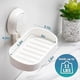 thumbnail image 5 of Suction Cup Soap Dish Suction Cup Soap No Drilling & Reusable 1 Second Installation Shower Soap Dish Load 5KG Waterproof Support for Tiles Shower Wall, 5 of 5