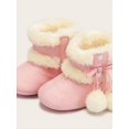 thumbnail image 4 of MarinaVida Winter Snow Baby Boots Warm Pompom Indoor Cotton Soft Rubber Sole Baby Newborn Toddler Shoes, 4 of 7