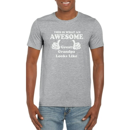 This Is What An Awesome Great Grandpa Looks Like. Graphic T-Shirt Gift Idea for