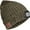 Army Green, variant on Bluetooth 5.0 Beanie LED Hat , Musical Knitted Cap Wireless Headphone w/ Built-in Stereo Speakers & Mic, Men Women Winter Warm LED Hat, Ideal for Sport Running Skiing Hiking Cycling Camping
